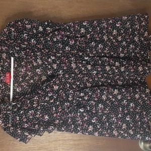 Sheer and Frilly Button Up